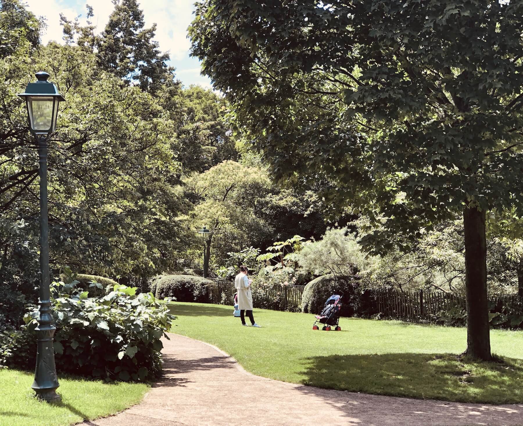 Jardin du parc Tenbosch à Ixelles