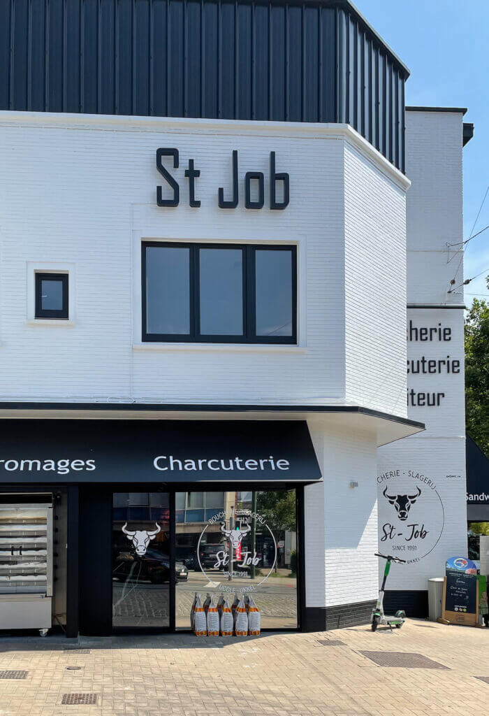 Boucherie Saint-Job à la place Saint-Job