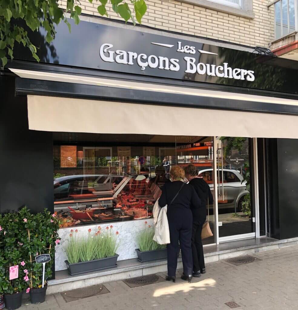 Boucherie Les Garçons-Bouchers rue du Dieweg