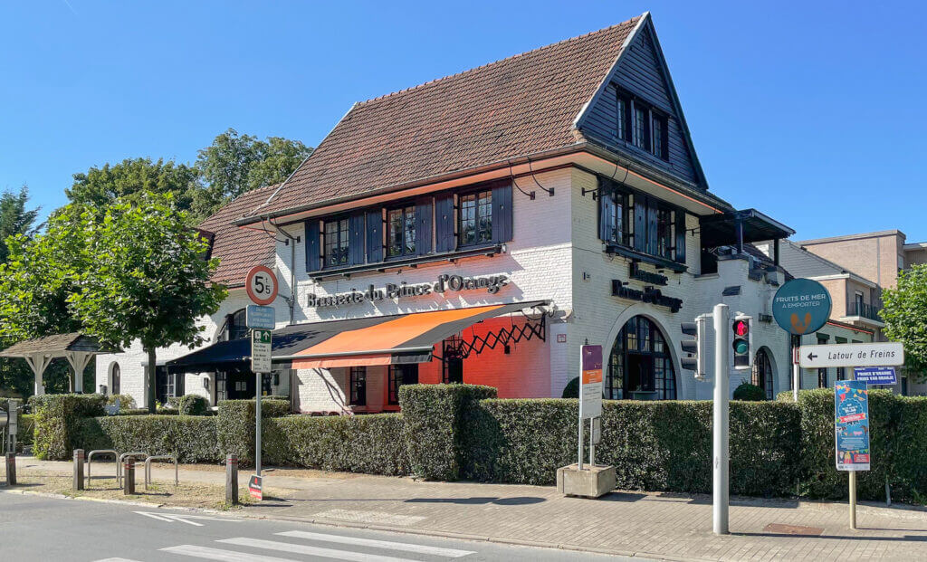 Façade du brasserie du Prince d'Orange