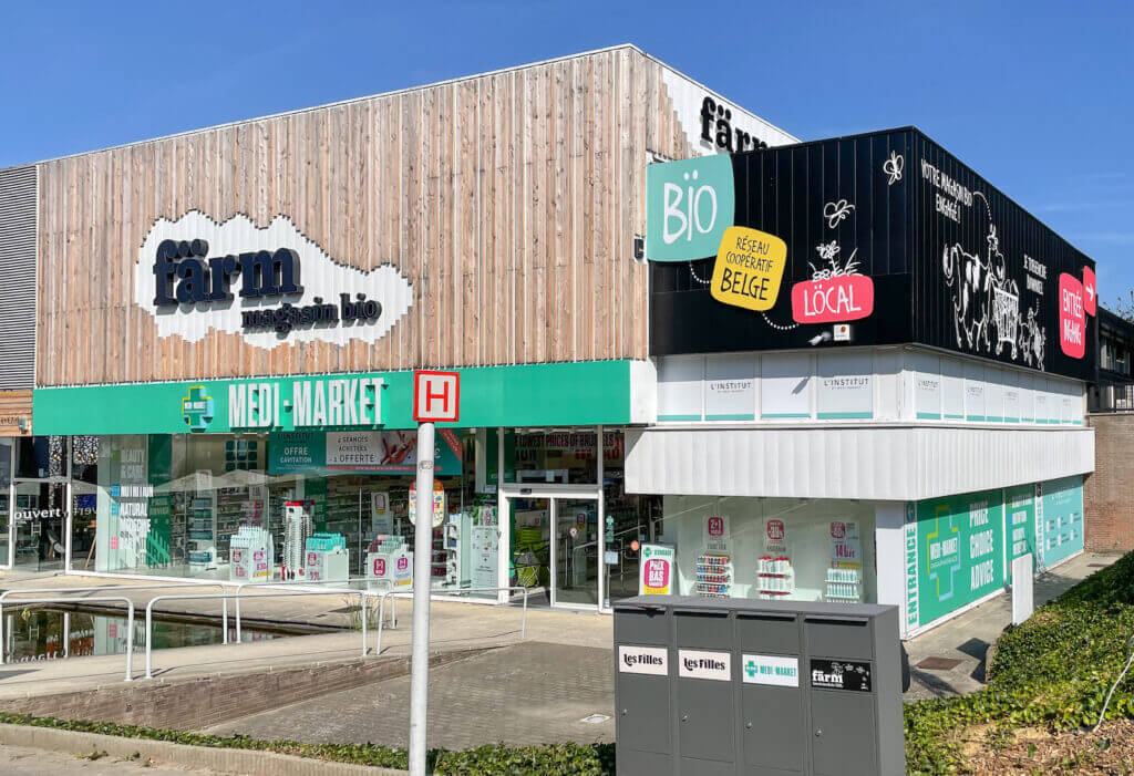 Façade du magasin Färm au Fort-Jaco