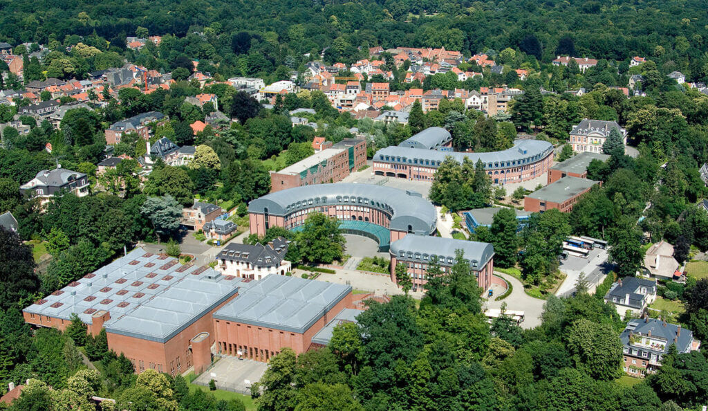 Vue sur l'école Européenne d'Uccle