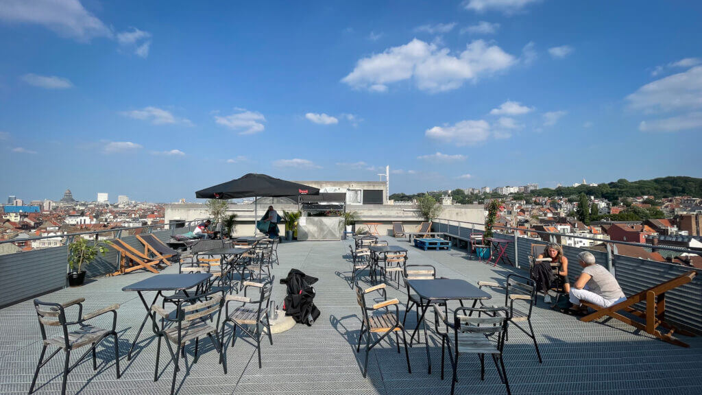 terrasse panoramique du centre d'art wiels